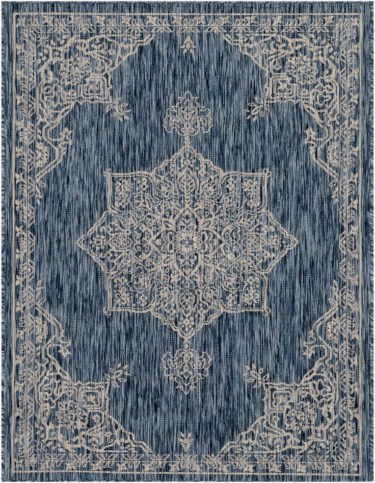 Detail image of 4' x 6' Easy-Clean Traditional Indoor / Outdoor Rug