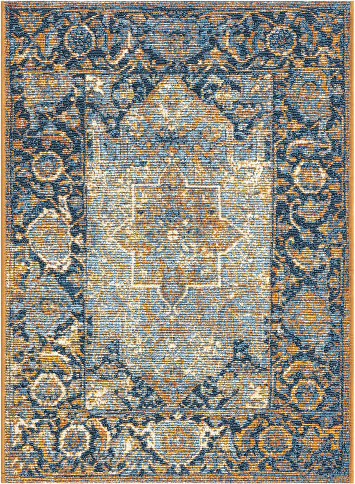 2' x 3' Easy-Clean Traditional Indoor / Outdoor Rug