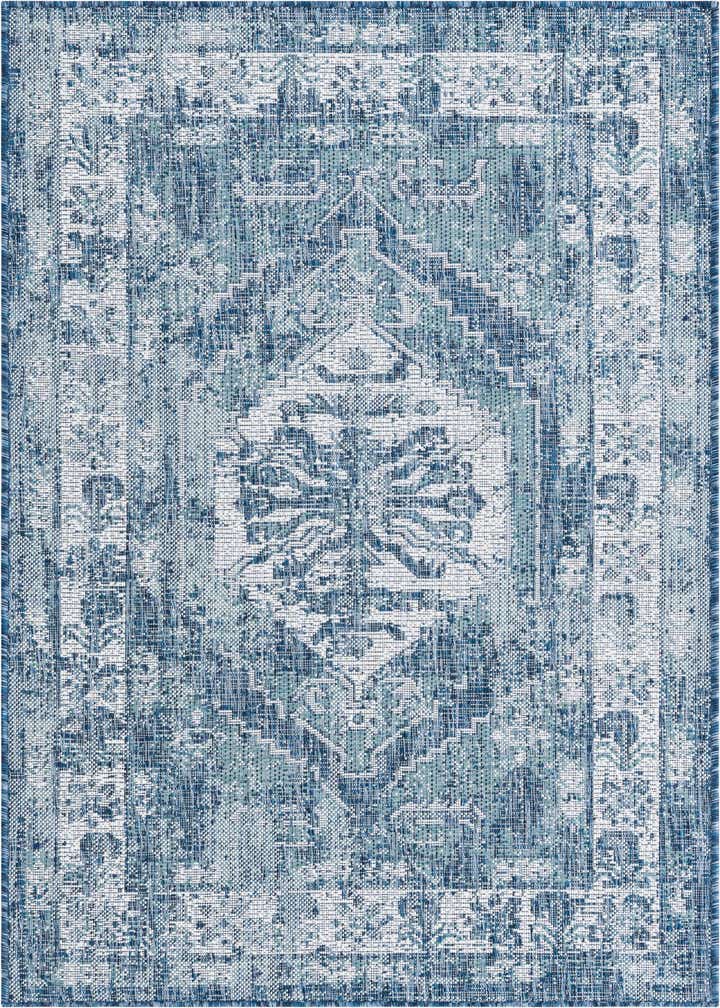 3' x 5' 3 Easy-Clean Traditional Indoor / Outdoor Rug