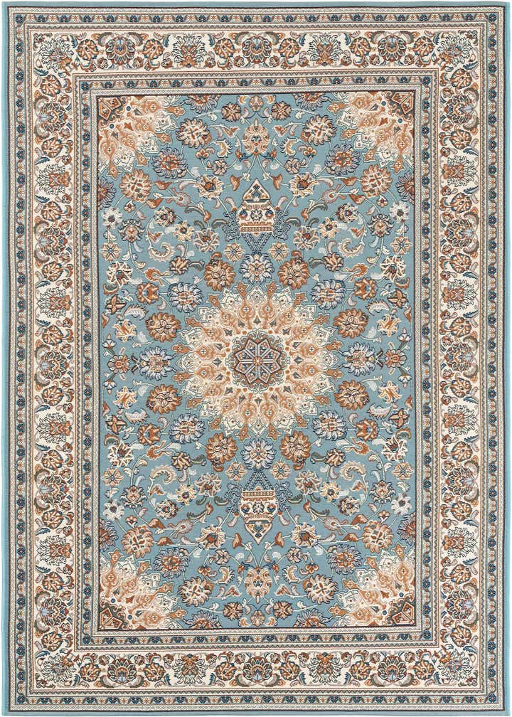 5' 3 x 8' Easy-Clean Traditional Indoor / Outdoor Rug