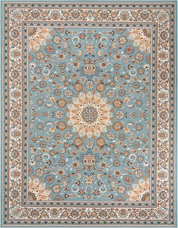 7' 10 x 10' Easy-Clean Traditional Indoor / Outdoor Rug