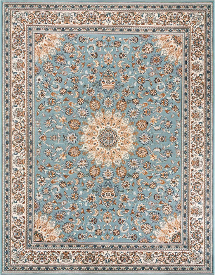 Detail image of 7' 10 x 10' Easy-Clean Traditional Indoor / Outdoor Rug
