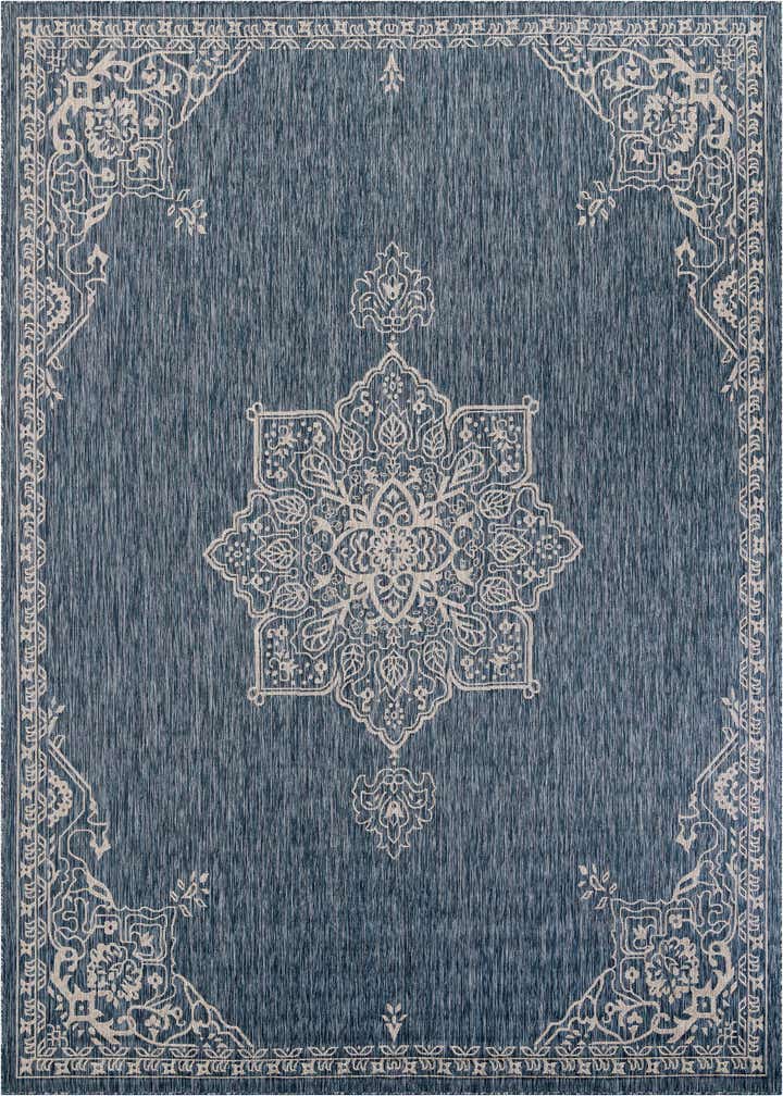 10' x 13' Easy-Clean Traditional Indoor / Outdoor Rug