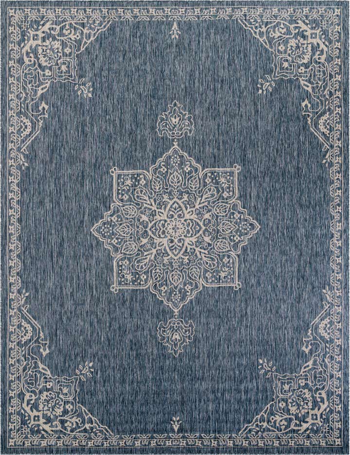 10' x 13' Easy-Clean Traditional Indoor / Outdoor Rug