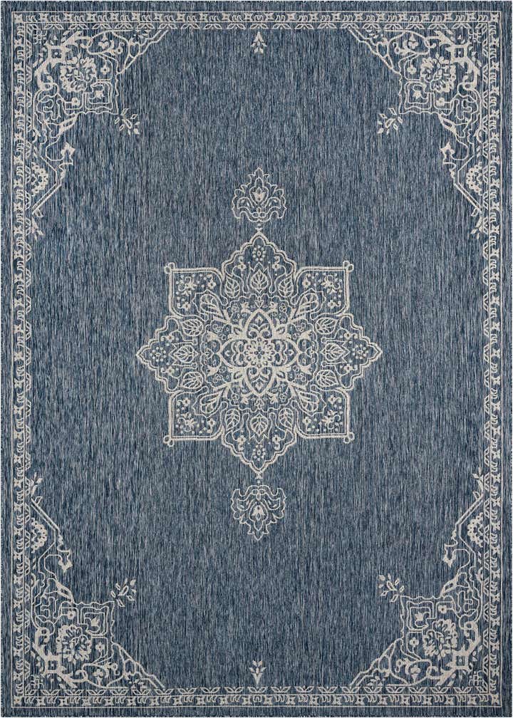 10' x 14' Easy-Clean Traditional Indoor / Outdoor Rug