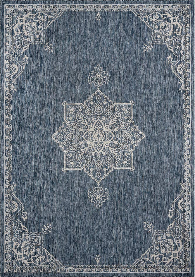 Detail image of 10' x 14' Easy-Clean Traditional Indoor / Outdoor Rug