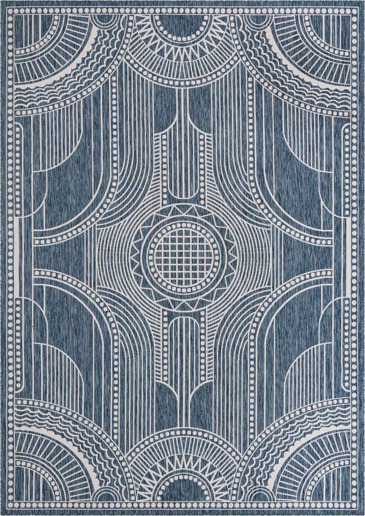 10' x 14' Easy-Clean Traditional Indoor / Outdoor Rug