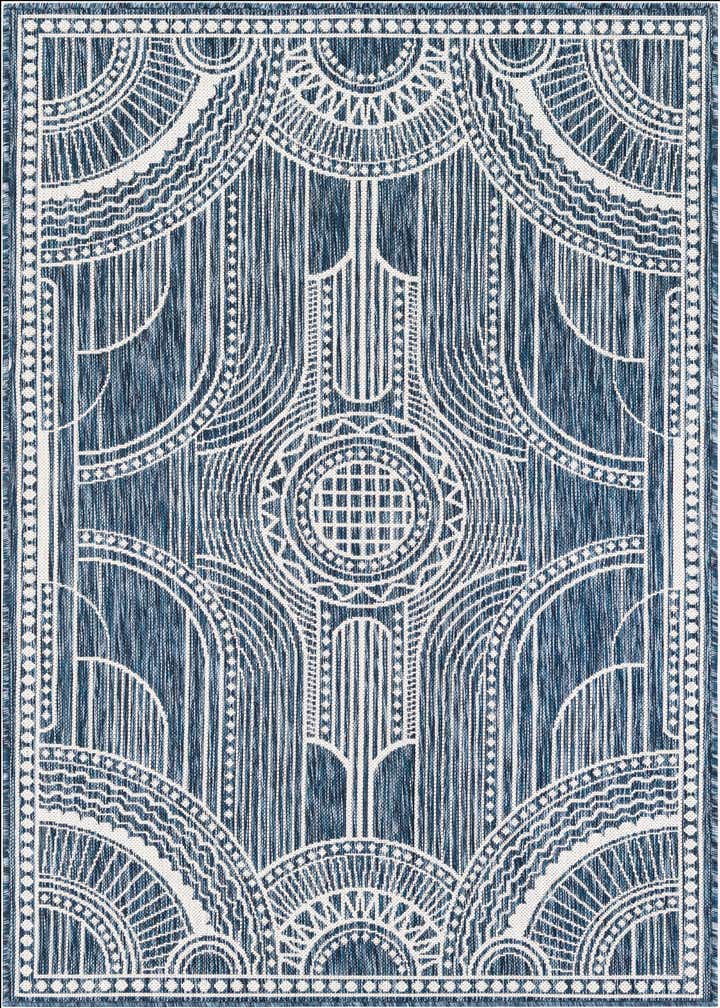 4' x 6' Easy-Clean Traditional Indoor / Outdoor Rug