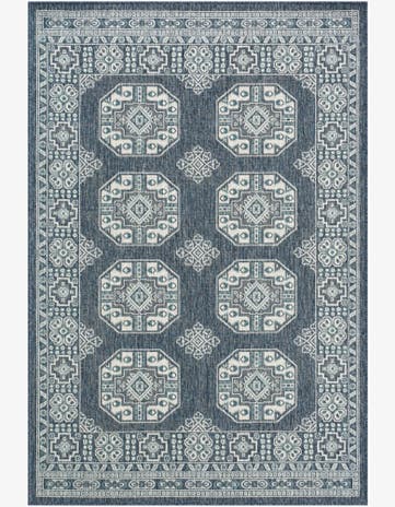 125cm x 185cm Easy-Clean Traditional Indoor / Outdoor Rug