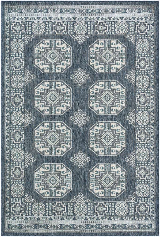 125cm x 185cm Easy-Clean Traditional Indoor / Outdoor Rug
