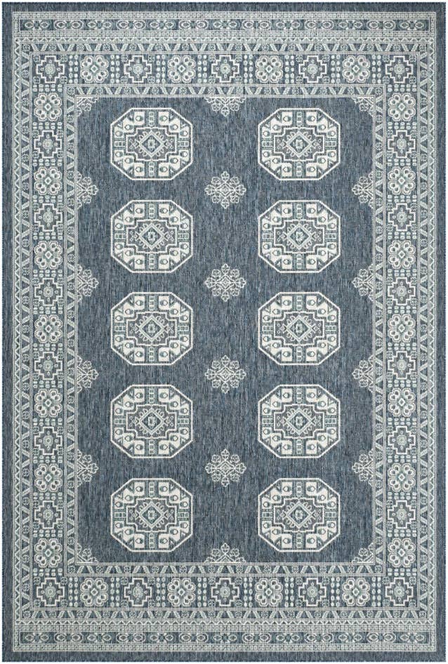 Detail image of 6' x 9' Easy-Clean Traditional Indoor / Outdoor Rug
