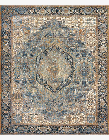 10' x 12' Easy-Clean Traditional Indoor / Outdoor Rug