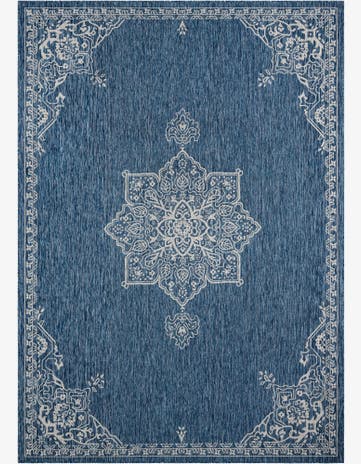 10' x 14' Easy-Clean Traditional Indoor / Outdoor Rug