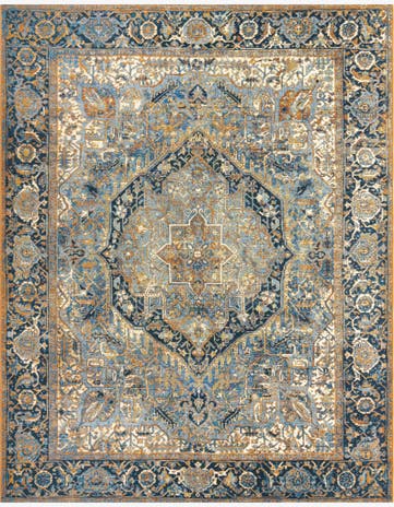 7' 10 x 10' Easy-Clean Traditional Indoor / Outdoor Rug