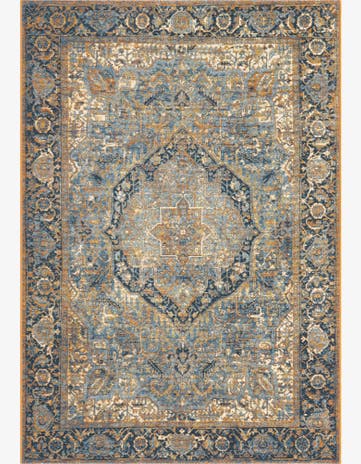 4' x 6' Easy-Clean Traditional Indoor / Outdoor Rug