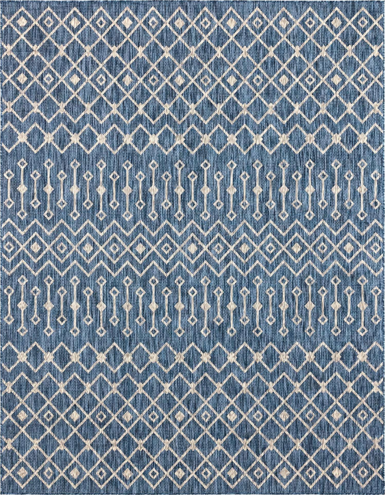 9' x 12' Easy-Clean Trellis Indoor / Outdoor Rug