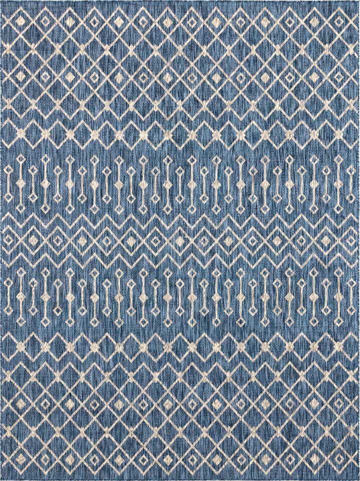9' x 12' Easy-Clean Trellis Indoor / Outdoor Rug