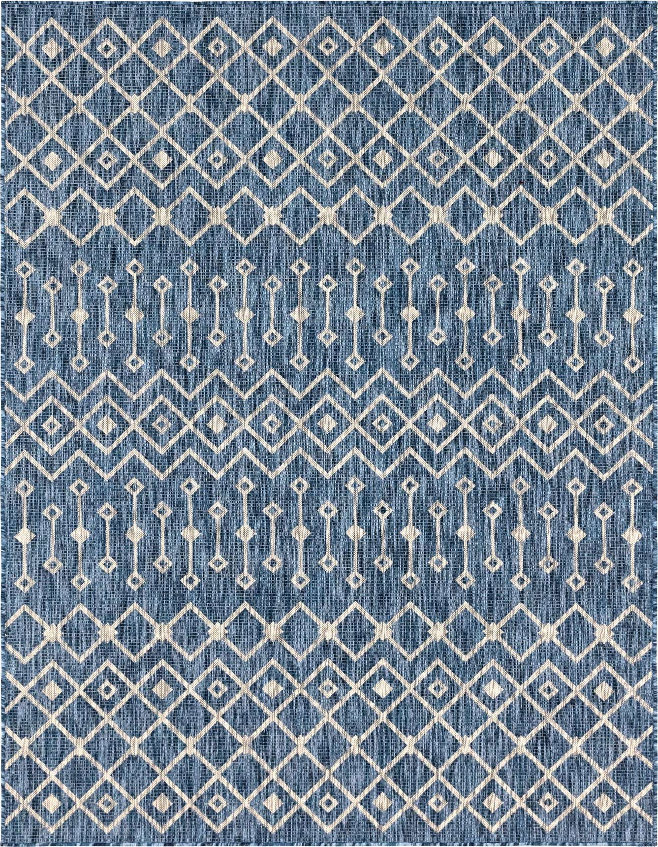 6' x 9' Easy-Clean Trellis Indoor / Outdoor Rug