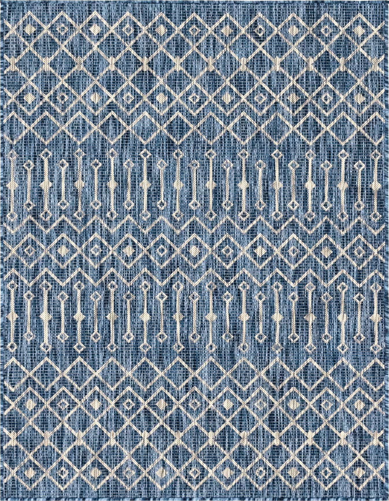 4' x 6' Easy-Clean Trellis Indoor / Outdoor Rug
