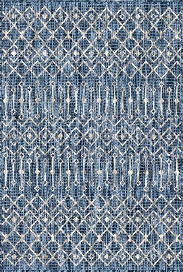 Detail image of 4' x 6' Easy-Clean Trellis Indoor / Outdoor Rug