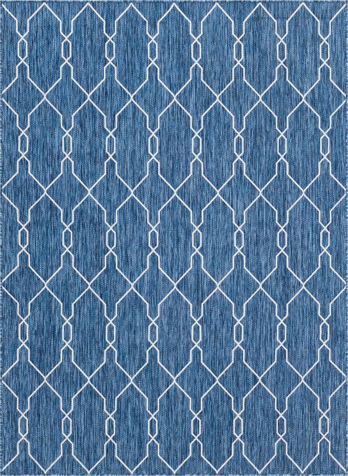 Detail image of 7' x 10' Easy-Clean Trellis Indoor / Outdoor Rug