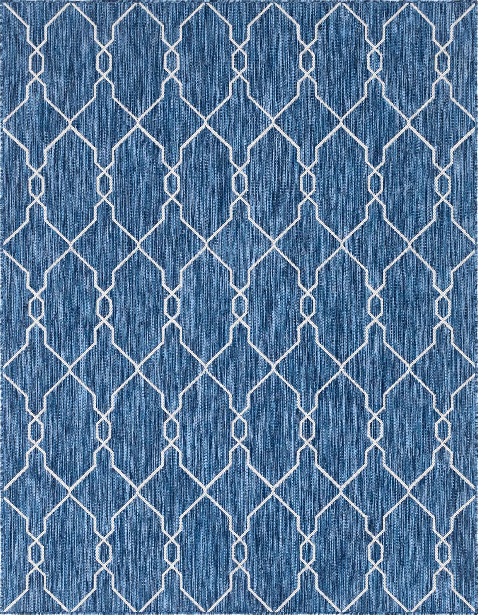6' x 9' Easy-Clean Trellis Indoor / Outdoor Rug
