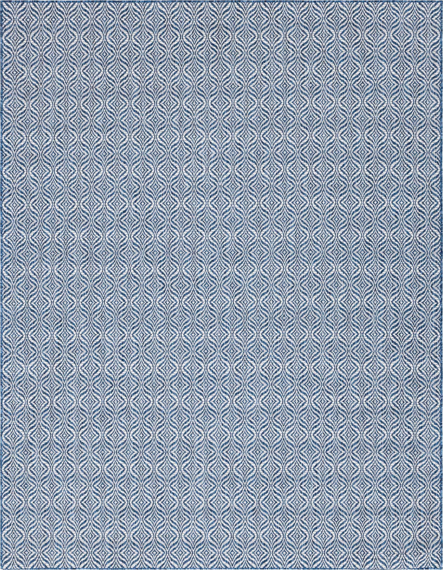 7' 10 x 11' Easy-Clean Trellis Indoor / Outdoor Rug