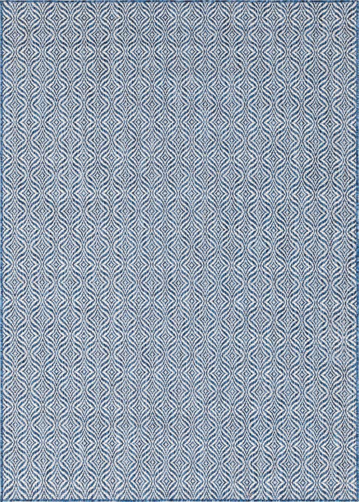 6' x 9' Easy-Clean Trellis Indoor / Outdoor Rug