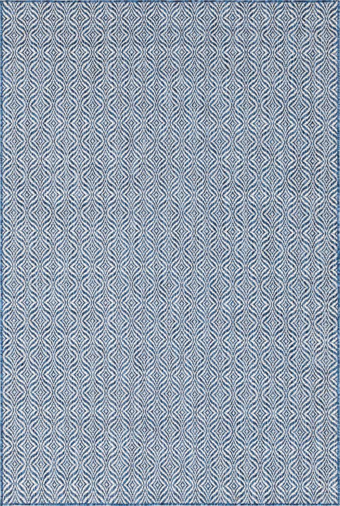 6' x 9' Easy-Clean Trellis Indoor / Outdoor Rug