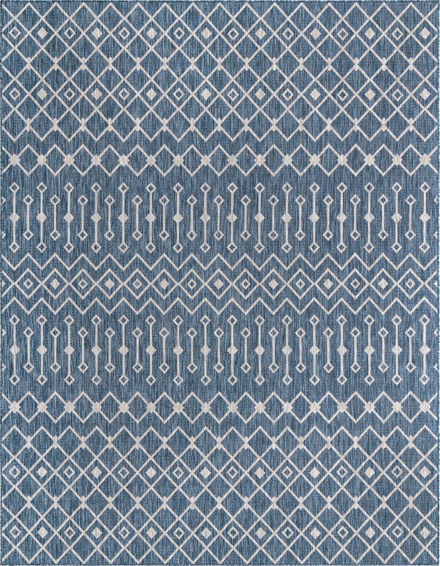 10' x 13' Easy-Clean Trellis Indoor / Outdoor Rug