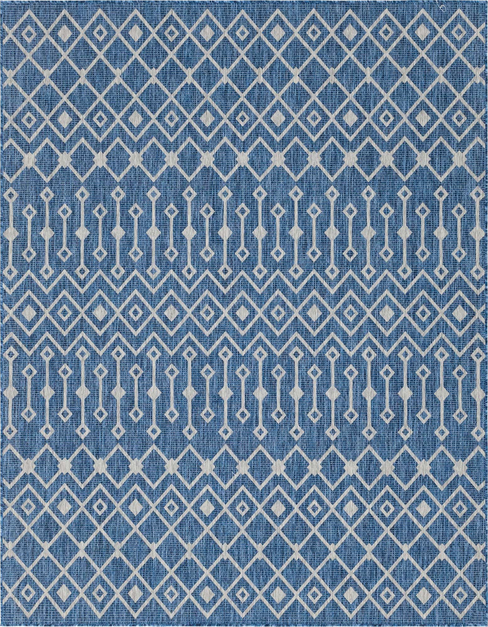 7' 10 x 10' Easy-Clean Trellis Indoor / Outdoor Rug