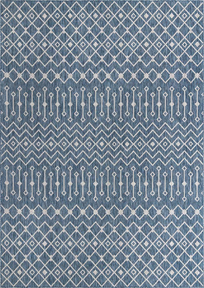 10' x 14' Easy-Clean Trellis Indoor / Outdoor Rug