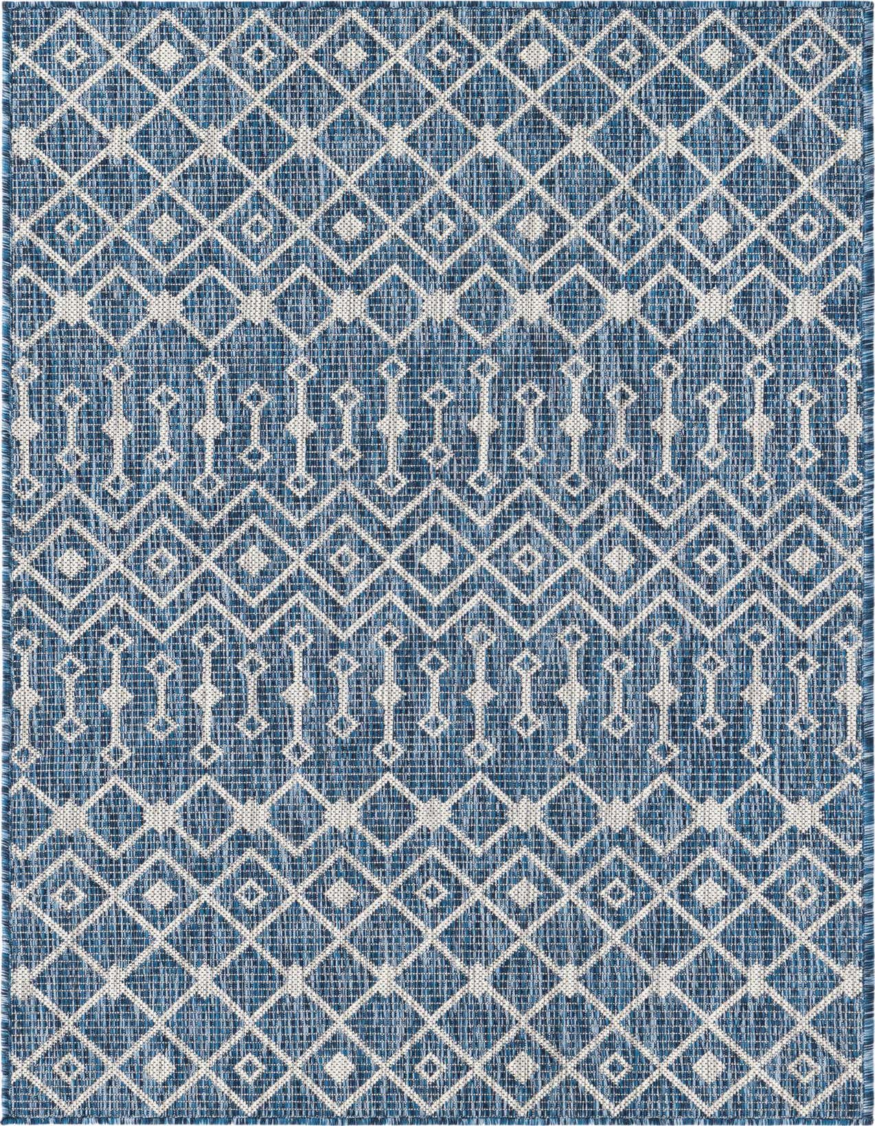 3' x 5' 3 Easy-Clean Trellis Indoor / Outdoor Rug