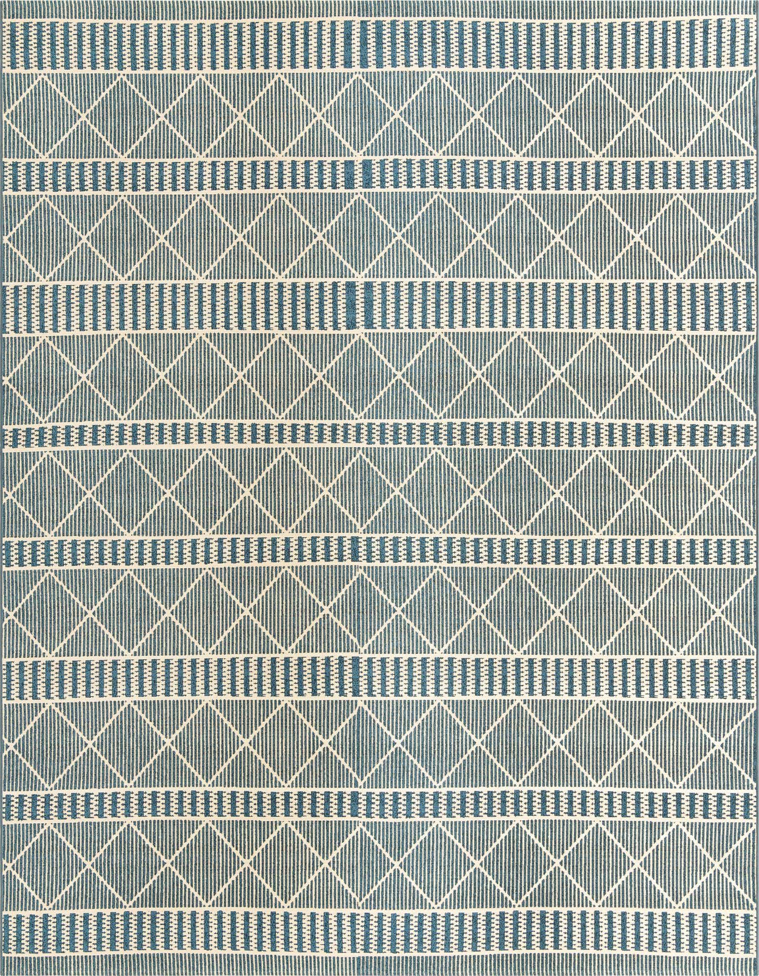 7' 10 x 10' Easy-Clean Trellis Indoor / Outdoor Rug