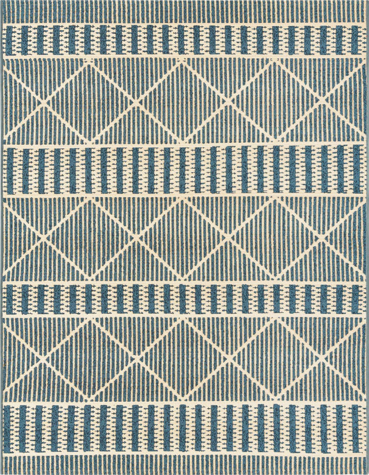 4' x 6' Easy-Clean Trellis Indoor / Outdoor Rug