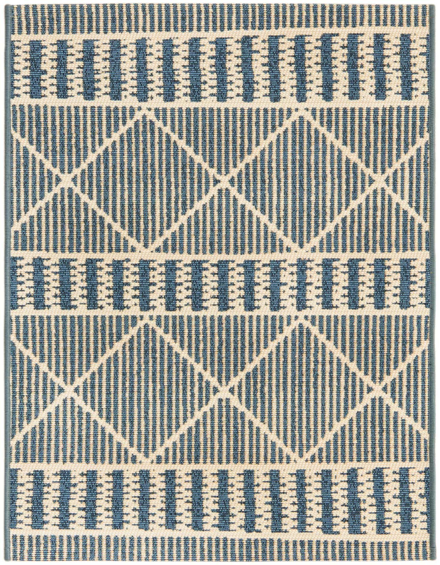 2' x 3' Easy-Clean Trellis Indoor / Outdoor Rug