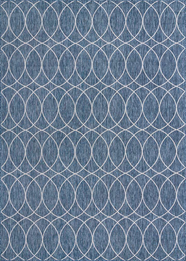 10' x 14' Easy-Clean Trellis Indoor / Outdoor Rug