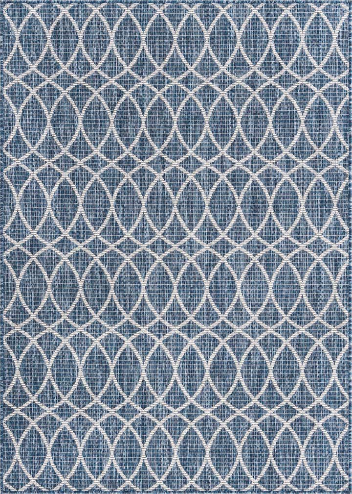 4' x 6' Easy-Clean Trellis Indoor / Outdoor Rug