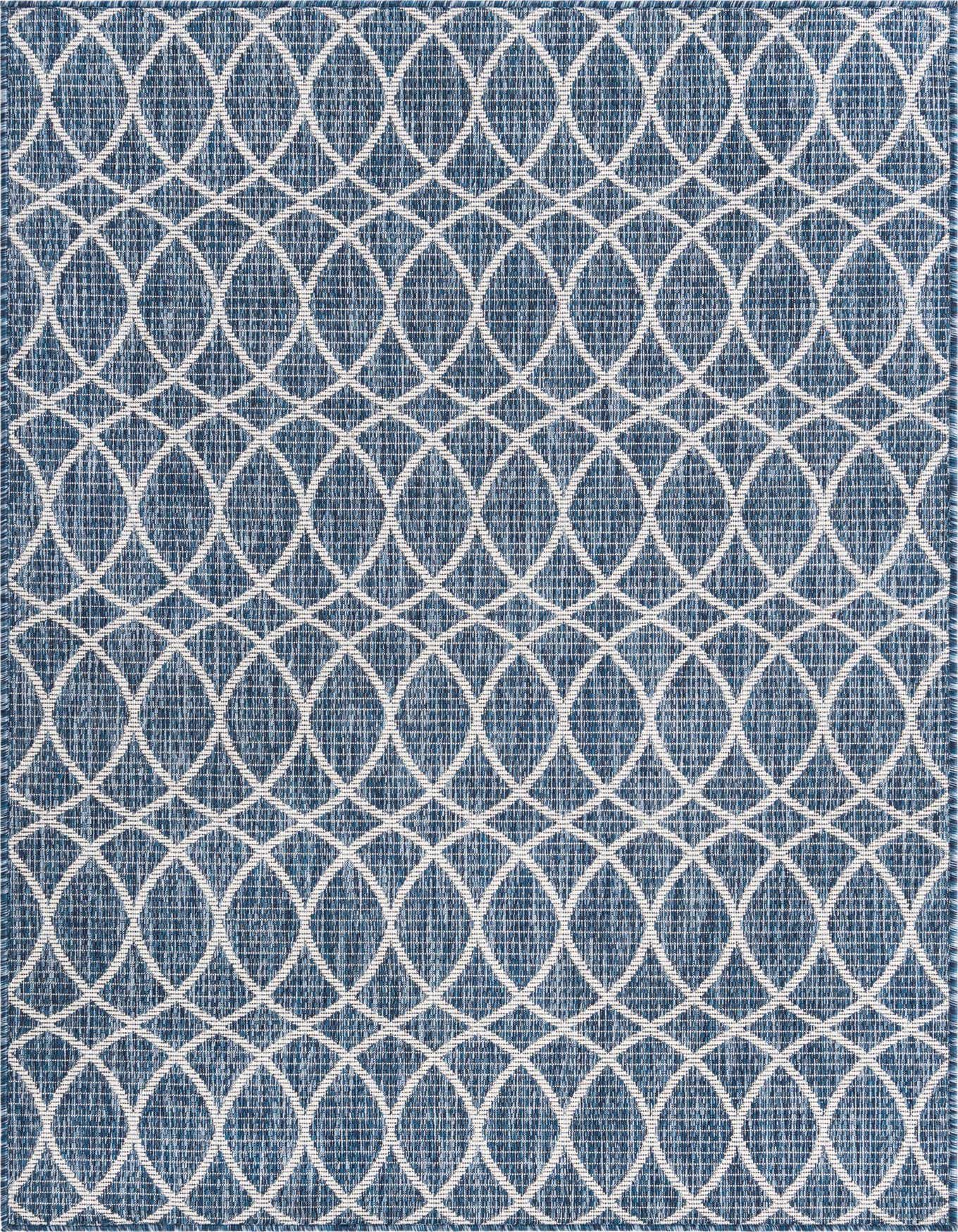 4' x 6' Easy-Clean Trellis Indoor / Outdoor Rug