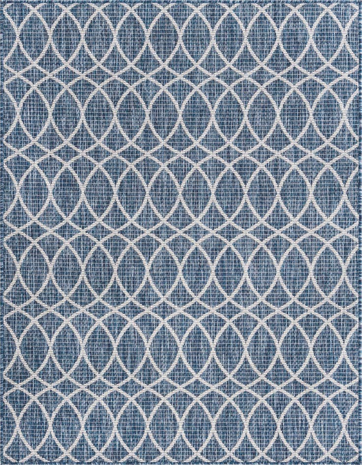 Detail image of 4' x 6' Easy-Clean Trellis Indoor / Outdoor Rug