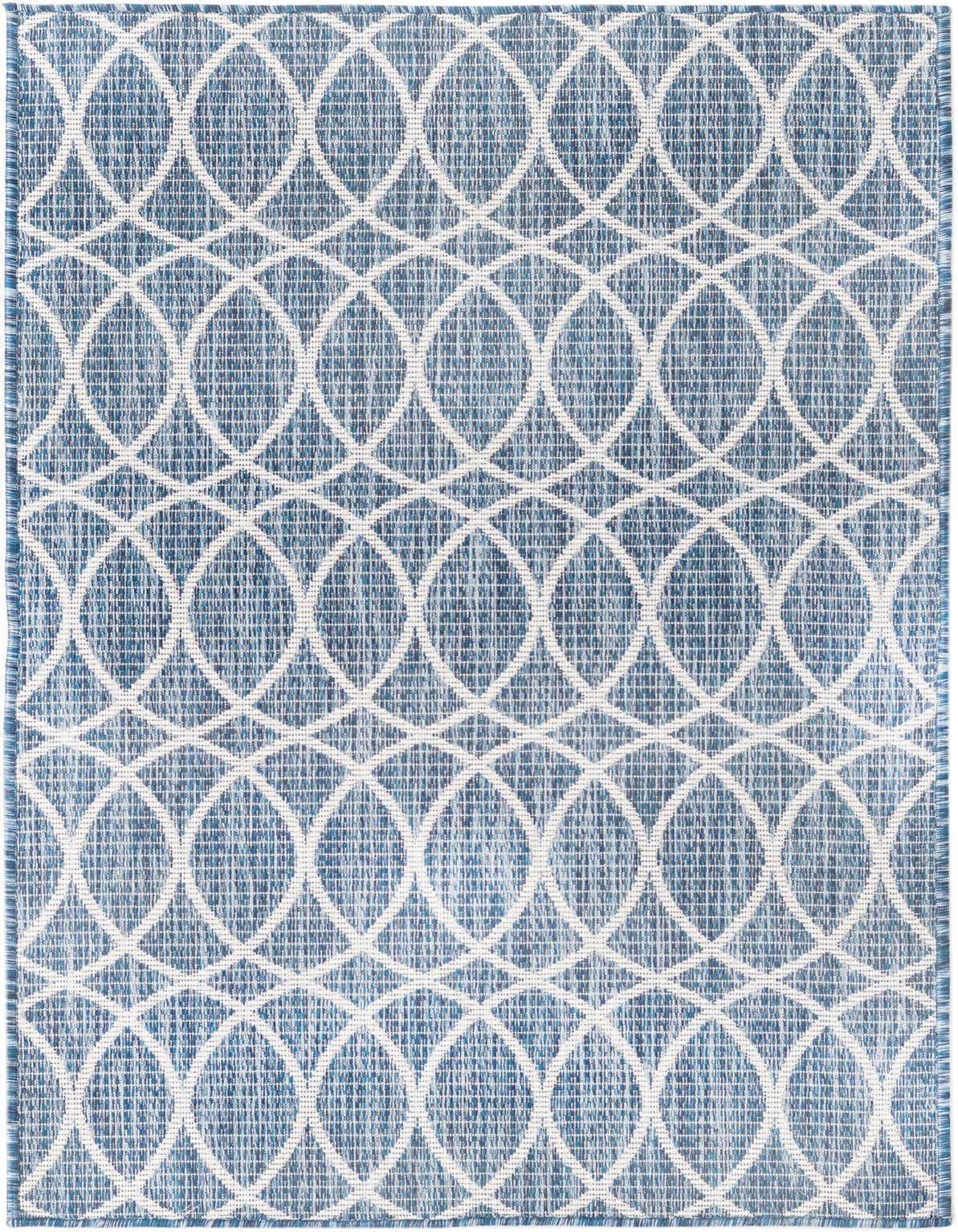 3' x 5' 3 Easy-Clean Trellis Indoor / Outdoor Rug