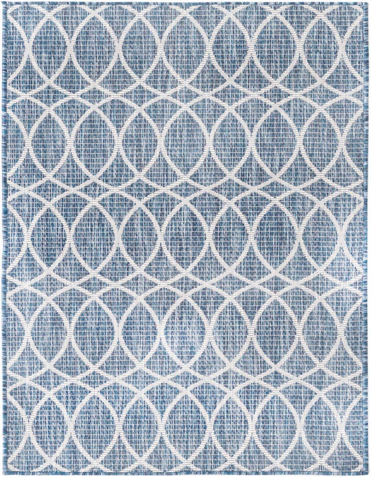 Detail image of 3' x 5' 3 Easy-Clean Trellis Indoor / Outdoor Rug