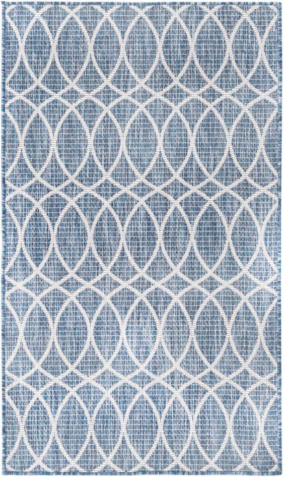 Detail image of 3' x 5' 3 Easy-Clean Trellis Indoor / Outdoor Rug