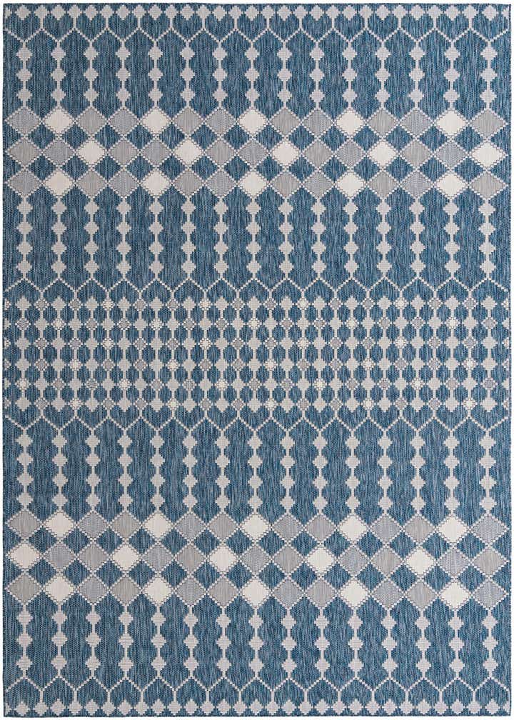 10' x 14' Easy-Clean Trellis Indoor / Outdoor Rug