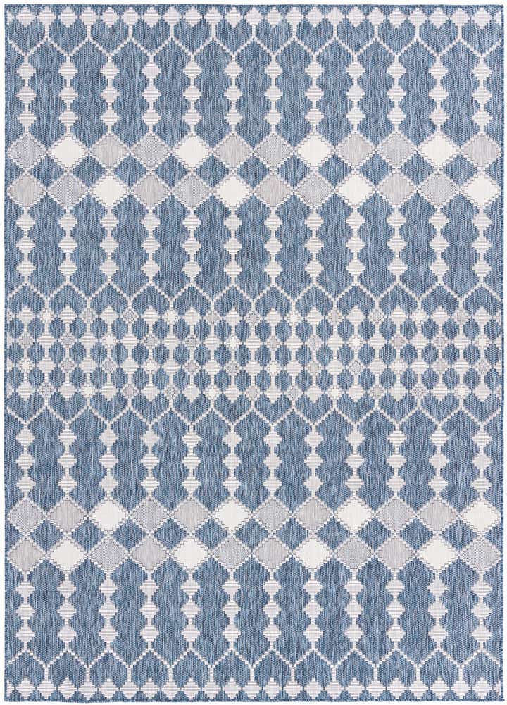 7' 10 x 11' Easy-Clean Trellis Indoor / Outdoor Rug