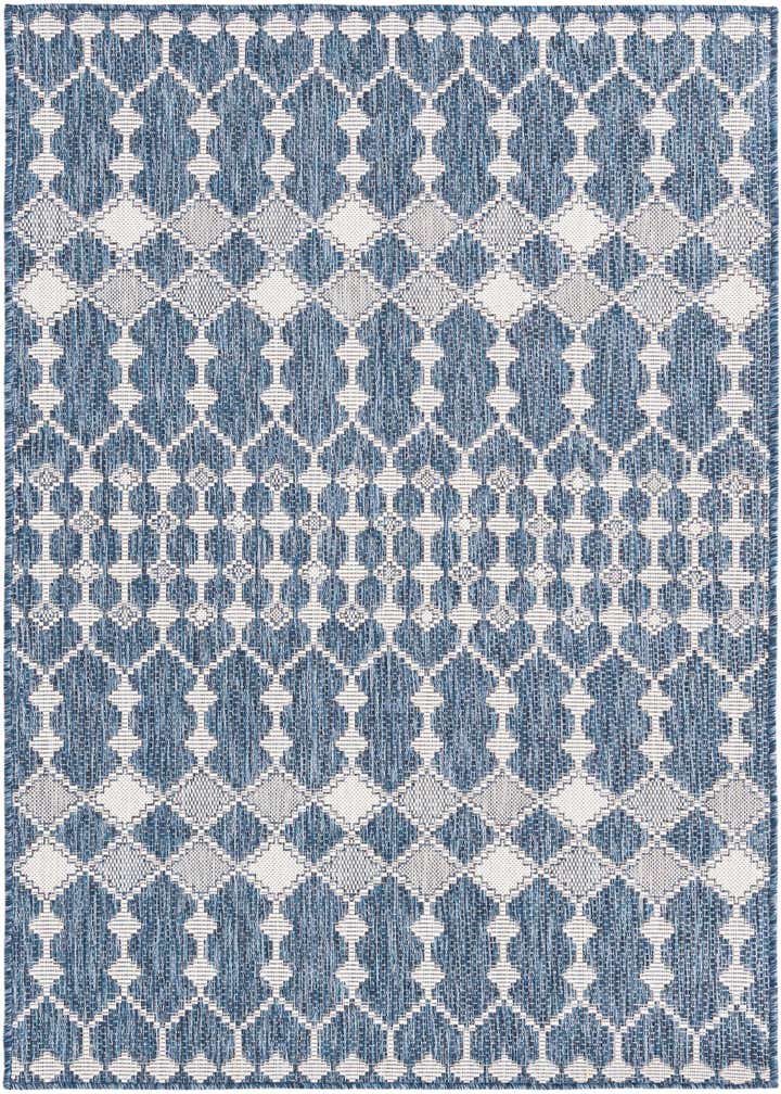 4' x 6' Easy-Clean Trellis Indoor / Outdoor Rug