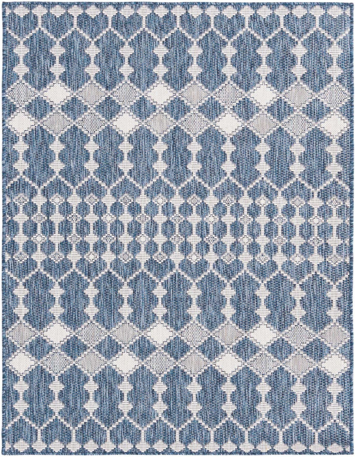 4' x 6' Easy-Clean Trellis Indoor / Outdoor Rug