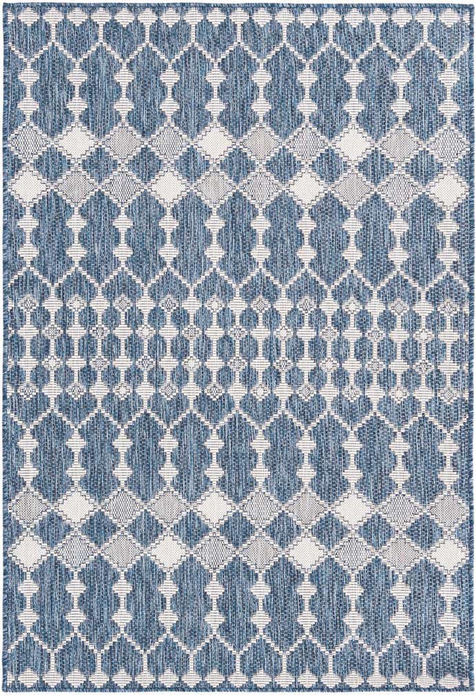 4' x 6' Easy-Clean Trellis Indoor / Outdoor Rug