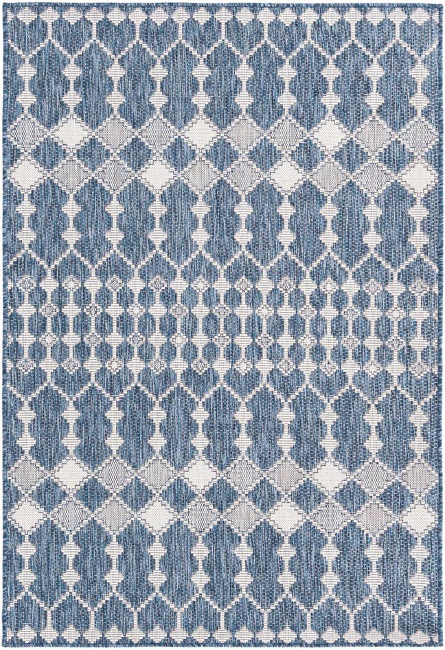Detail image of 4' x 6' Easy-Clean Trellis Indoor / Outdoor Rug