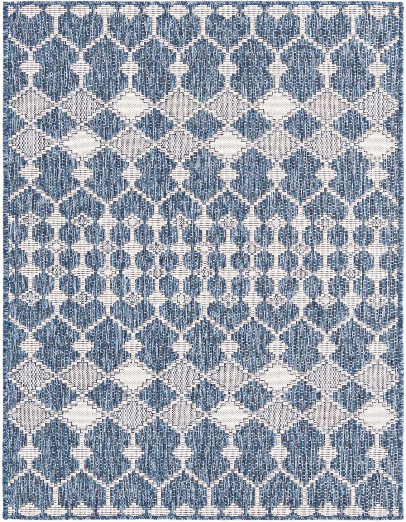 3' x 5' 3 Easy-Clean Trellis Indoor / Outdoor Rug